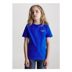 Однотонная синяя мужская рубашка IB0IB01900C6X 5003078319