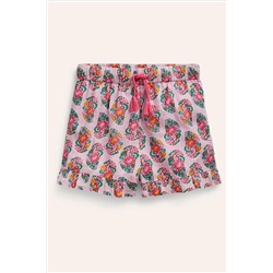 Boden Frill Hem Woven Shorts