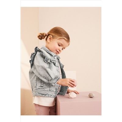 Denim Frill Jacket (3mths-7yrs)