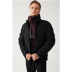 Черная куртка-пуховик унисекс с воротником-стойкой, водоотталкивающая, ветрозащитная, легкая, удобная посадка