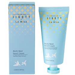 JIGOTT & LA MISO PREMIUM Крем для рук ЭКСТРАКТ ЛАСТОЧКИНОГО ГНЕЗДА Bird's Nest Hand Cream 100 мл