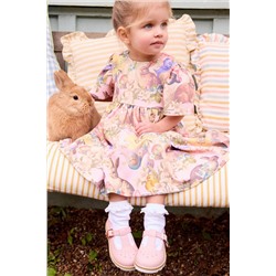 Pink Bunny Ponte Dress (3mths-7yrs)