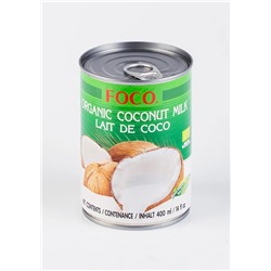 FOCO Кокосовое молоко Органическое 400 мл (жирность 10-12%)