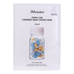 JMsolution Тканевая маска для лица с церамидами восстанавливающая / Derma Care Ceramide Aqua Capsule Mask, 30 мл