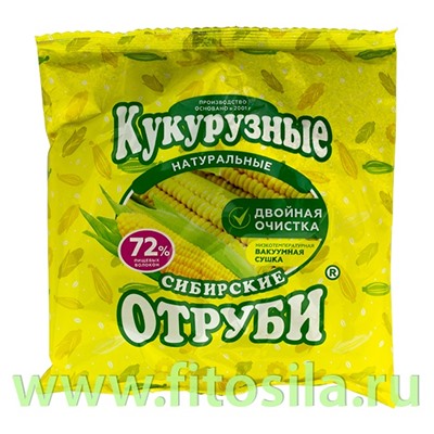 Сибирские отруби "Кукурузные" натуральные, 180 г