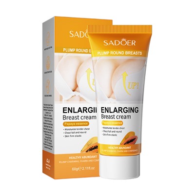 SADOER Крем для укрепления и подтяжки груди Enlargin Breast Cream Papaya, 60гр