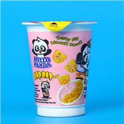 Печенье Meiji Hello Panda Dip Dip с клубникой, 20 г