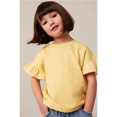 Frill Short Sleeve T-Shirt (3mths-7yrs)