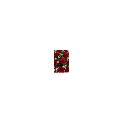 Искусственные цветы, Корзина с цветами "Нава" для проведения обряда похорон (1010237) красный