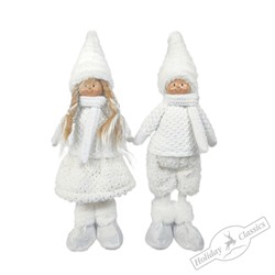 Тед/Мари в белых костюмчиках ЦЕНА за 1 шт  17х10х49 см