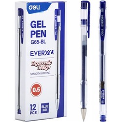 Ручка гелевая EveryU EG65-BL 0.5мм синяя (1872835) Deli