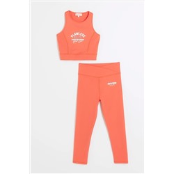 River Island Girls Active Graphic Tank Set