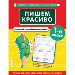 Пишем красиво. Букварный и послебукварный период. 1-й класс Пожилова Е.О.