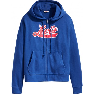 Худи женское W LS ZIP TRU HOODIE SOBLUE