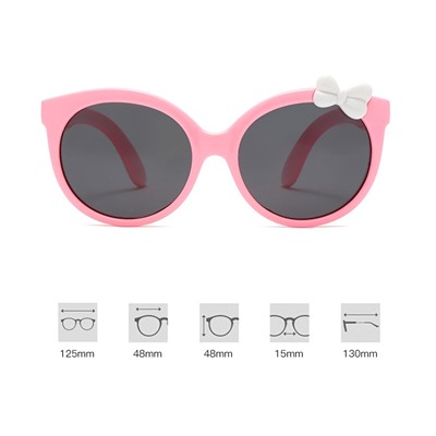 IQ10096 - Детские солнцезащитные очки ICONIQ Kids S5017 С28 розовый