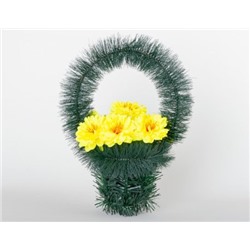 Искусственные цветы, Корзина с цветами "Малышка, выполненная специально для проведения обряда похорон (1010237) микс
