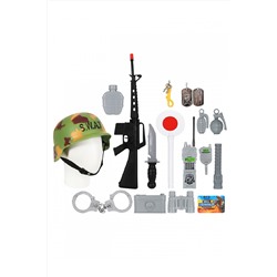 Набор оружия военного с каской для мальчика