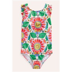 Boden Frill Crossback Swimsuit