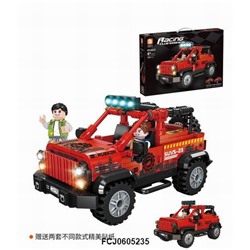 Конструктор  Forange blok FC1623 Техника Square Orange Wrangler 311дет.