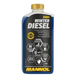 Антигель для дизельного топлива MANNOL 9983 Winter Diesel 1л (флакон)