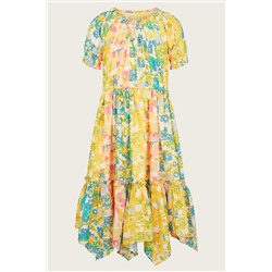 Patchwork Floral Dress