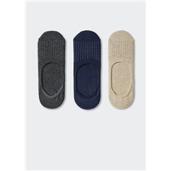 Pack calcetines invisibles -  Hombre | MANGO OUTLET España