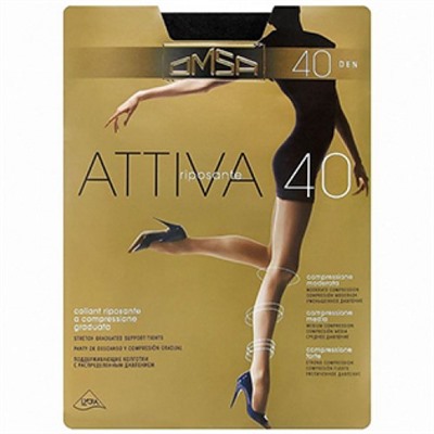 Колготки OMSA Attiva (Омса Аттива), Caramello (телесный), 40 den, 2 размер