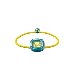 Pulsera con cristales Swarovski Dulcis - Amarillo y azul