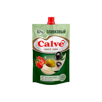 «Calve», майонез «Оливковый» 67%, 200 г