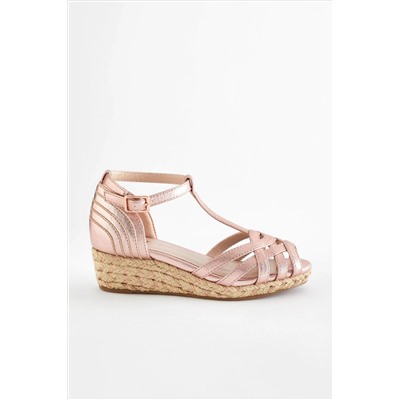 Woven Wedge Sandals