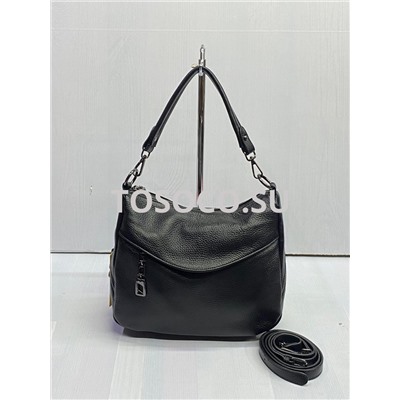 6018-2 black сумка Wifeore натуральная кожа 22x10x25