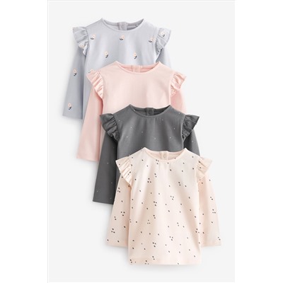 Baby Long Sleeve Tops 4 Pack