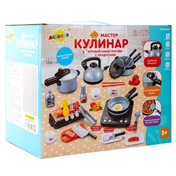 Altacto Кухонный набор "Мастер-кулинар" (плита, гриль, посуда, продукты)
