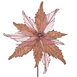 Цветок искусственный "Пуансеттия", L38 W38 H39 см