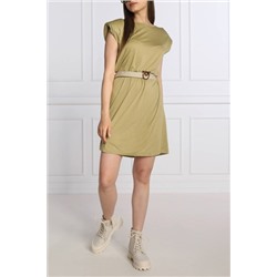 Vestido recto - Beige