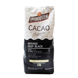 Какао порошок черный (УПАК 1 кг) INTENSE DEEP BLACK (Callebaut)