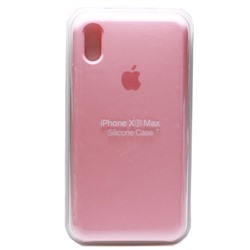 Силиконовый чехол для Айфон XS Max - (Розовый)