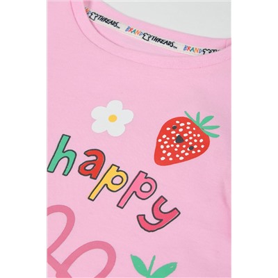 Brand Threads Girls Peppa Pig Pyjama Set