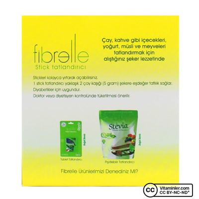 Подсластитель Fibrelle Ultra Plus 80 пакетиков x 0,5 гр