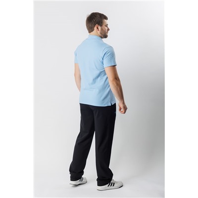 Спортивные брюки М-1237: Тёмно-синий / Ярко-синий