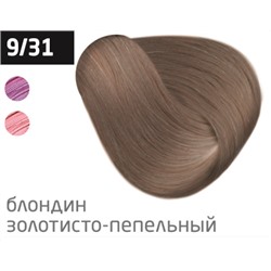 OLLIN silk touch 9/31 блондин золотисто-пепельный 60мл безаммиачный стойкий краситель для волос