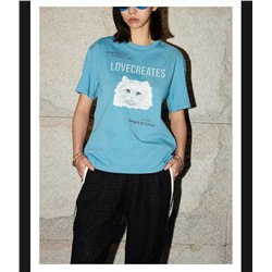 Женские футболки DAZZL*E с вышивкой, оригинал Цена на официальном сайте 869¥