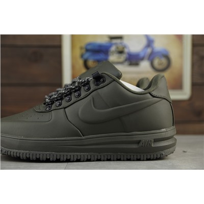 Найк Lunar Force 1 Duckboot Low ‘Sequoia’ из натуральной кожи