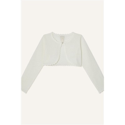 Monsoon White Niamh Cardigan