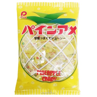 Карамель со вкусом ананаса Pine, Япония, 120 г Акция