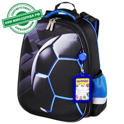 Ранец ЮНЛАНДИЯ EXTRA с дополнительным объемом 2 отделения Soccer ball 38х29х18 см 270677 (1)