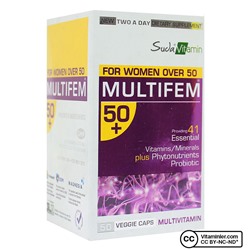 Suda Vitamin Мультифем 50+ Мультивитамины 50 капсул