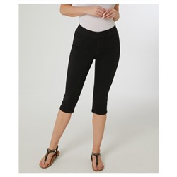 Schwarze Jeggings Janina, Caprilänge