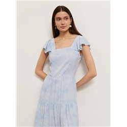 Платье приталенного кроя  цвет: Голубой PL1172/ashlee | купить в интернет-магазине женской одежды EMKA