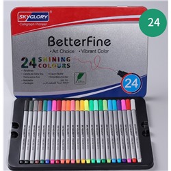 Fineliner Цветные ручки, в наборе 24 цвета